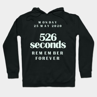 in memory of George Floyd. 8mn46s, it's 526 seconds, never forget Hoodie